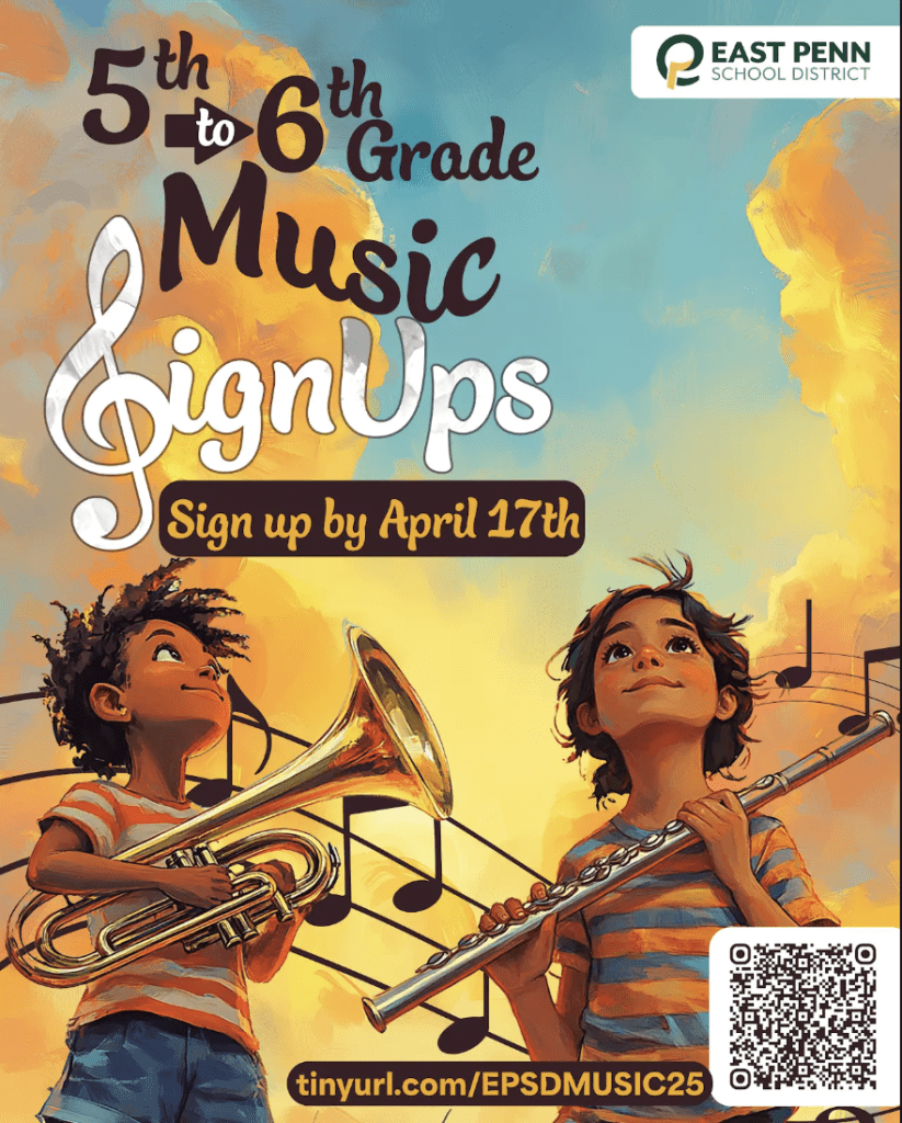 5th to 6th Grade Music Sign-Ups